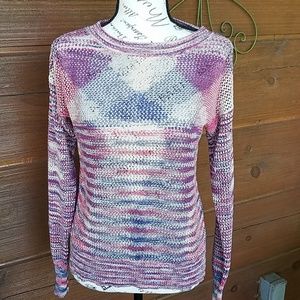 Tulle lightweight knit sweater.